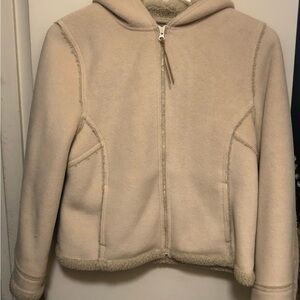 Women’s Old Navy Cream Sherpa Lining Jacket